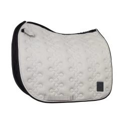 Horze Smoky Twilight Air Mesh Dressage Saddle Pad - Quiet Grey