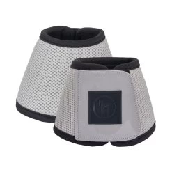 Horze Smoky Twilight Air Mesh Bell Boots - Quiet Grey