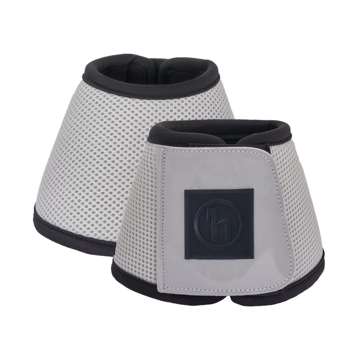 Horze Smoky Twilight Air Mesh Bell Boots - Anemone Dark Pink - Image 9