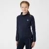 Horze Ella Kids Technical Turtle Neck Top - Peacoat Dark Blue