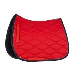 B Vertigo Amory Dressage Saddle Pad - Barberry Red