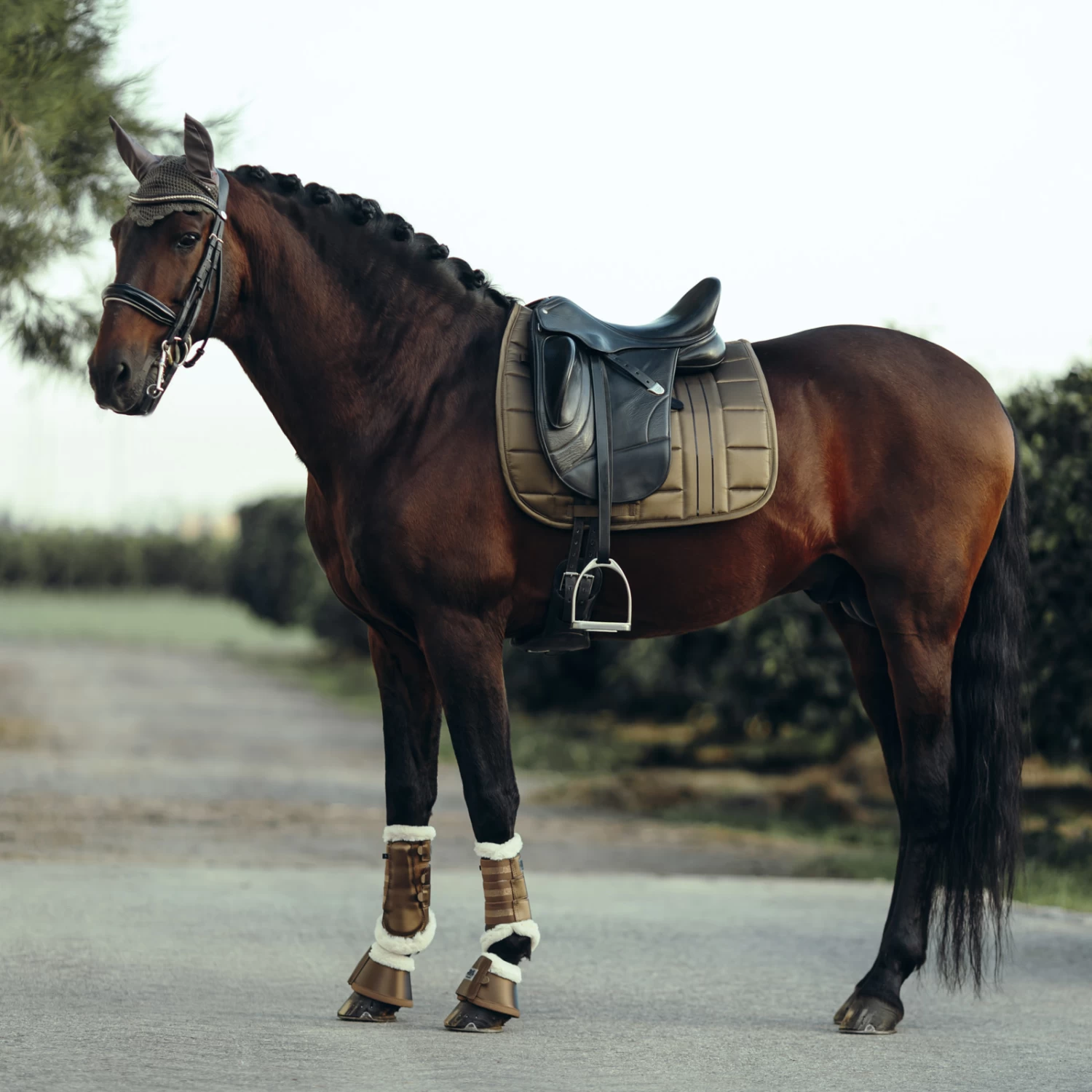 B Vertigo Drew Fleece Lined Brushing Boots - Cub Brown - Image 5