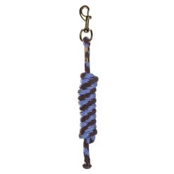 Equinavia Stella Poly Snap Lead Rope - Light Blue/Brown