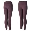 Horze Gillian Kids Silicone Full Seat Tights - Vineyard Wine Red