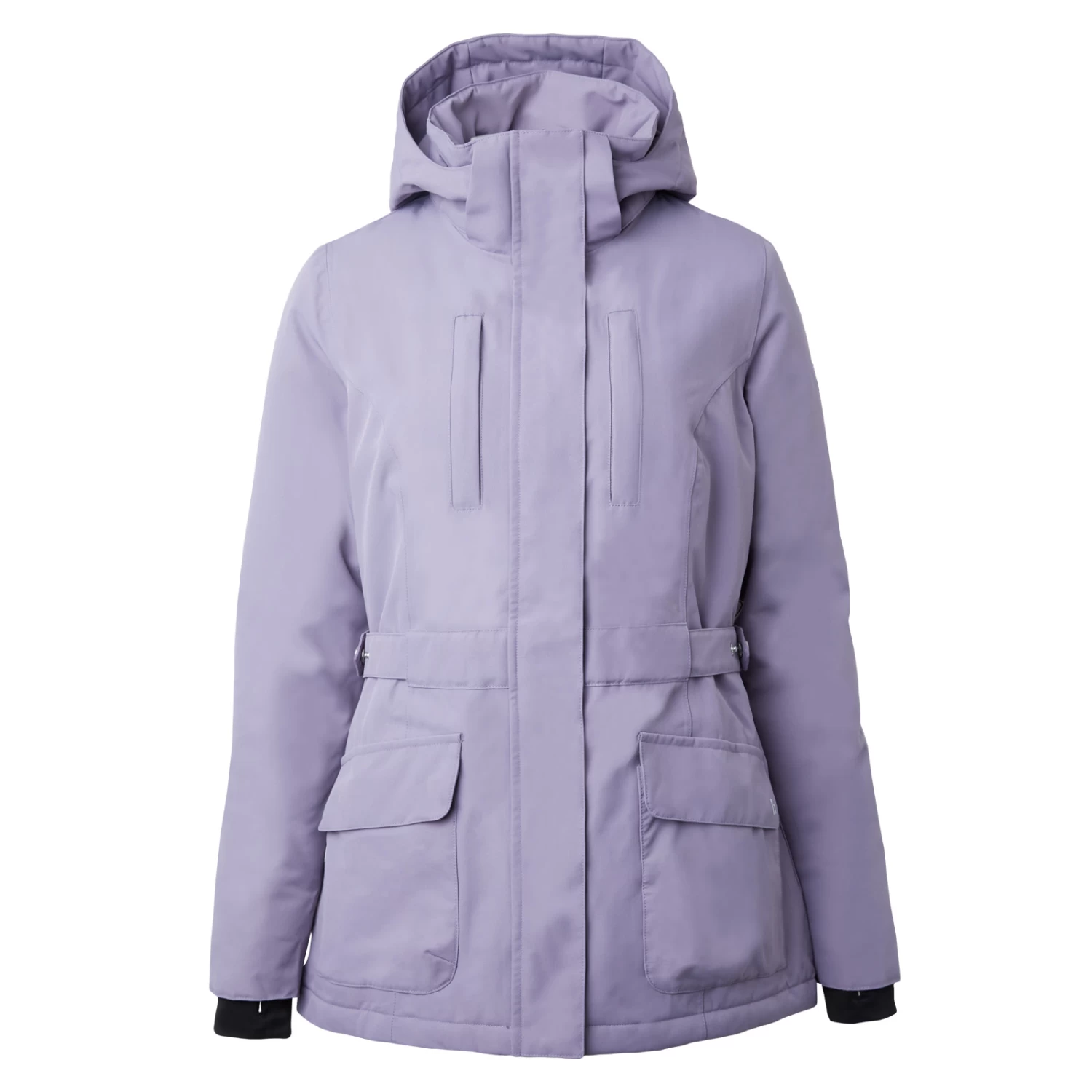 Horze Jadine Womens Winter Jacket - Eggplant Dark Purple - Image 8