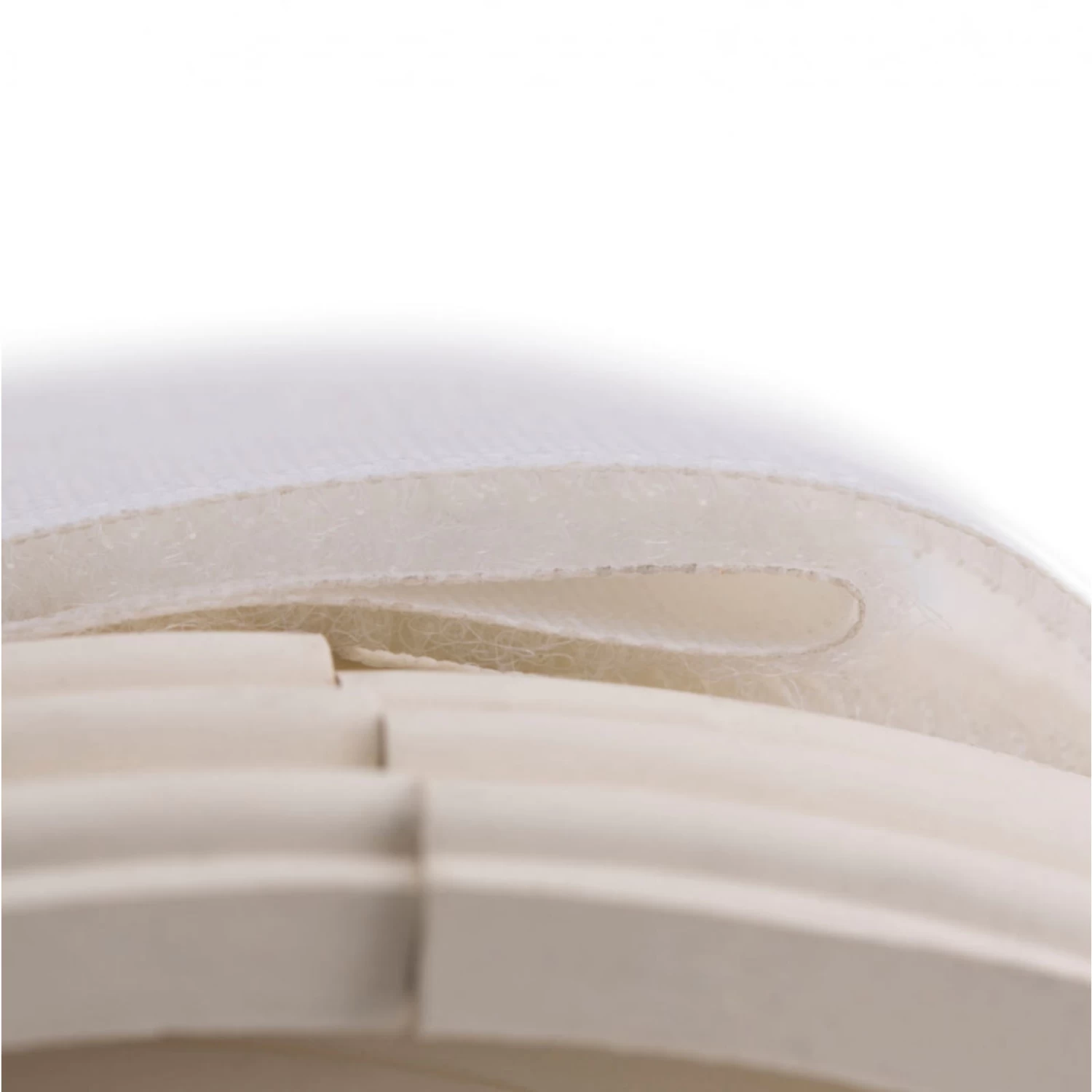 Horze Double Closure No Turn Rubber Bell Boots - White - Image 4