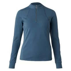 B Vertigo Inez Technical Long Sleeved Shirt - Reflecting Pond