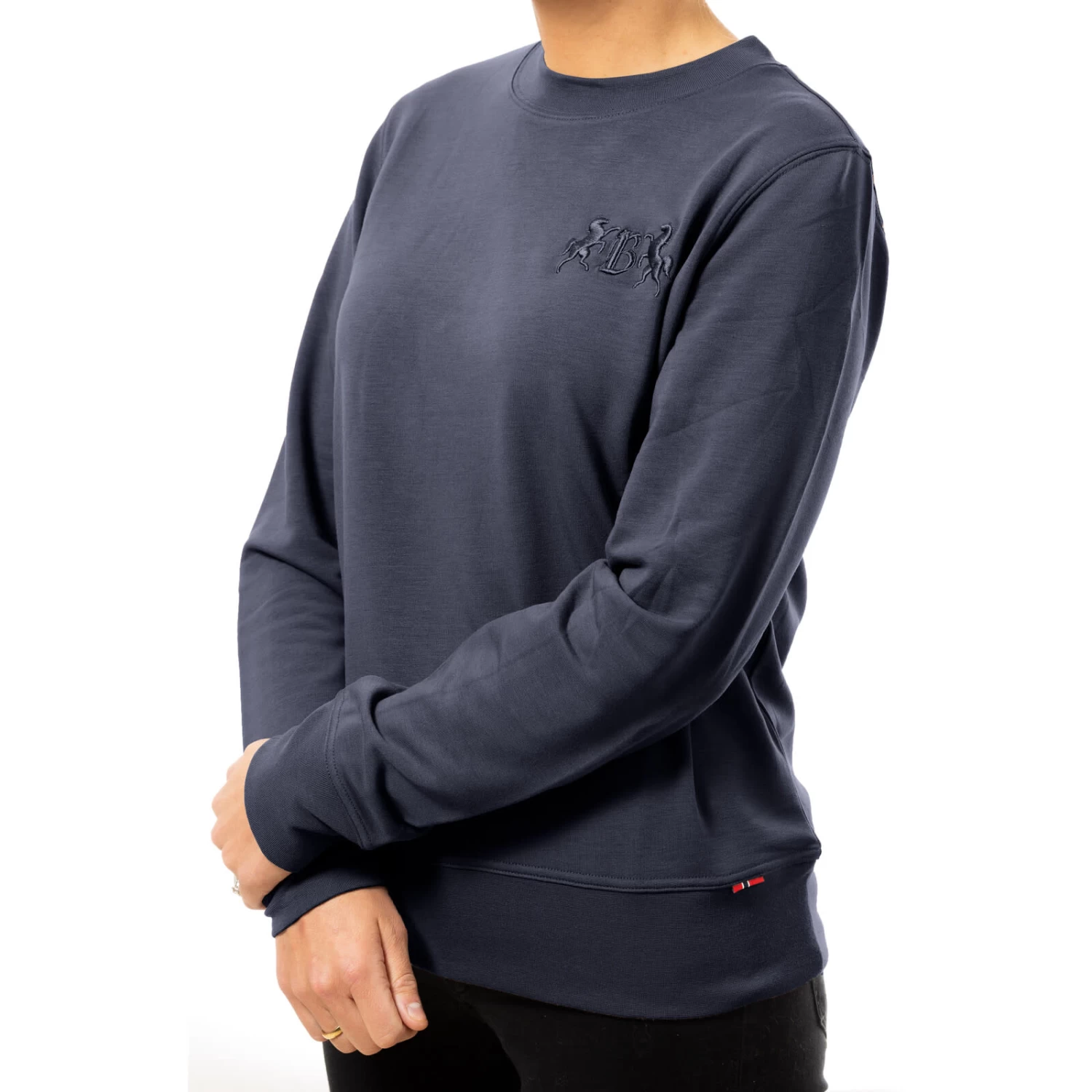 B Vertigo Erica Womens Bamboo Sweatshirt - Dark Navy - Image 3