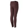 Horze Andrea JR Kids High Waist Full Grip Breeches - Red Mahogany Burgundy
