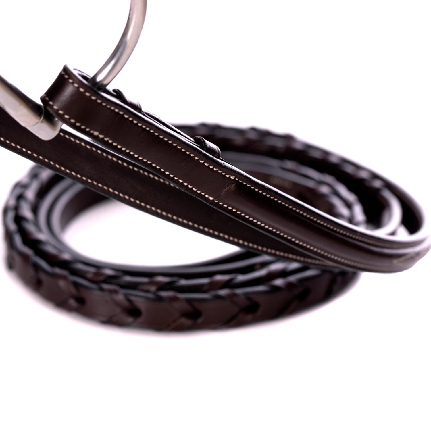 Equinavia Valkyrie Pony Fancy Stitched Bridle - Chocolate Brown - Image 8