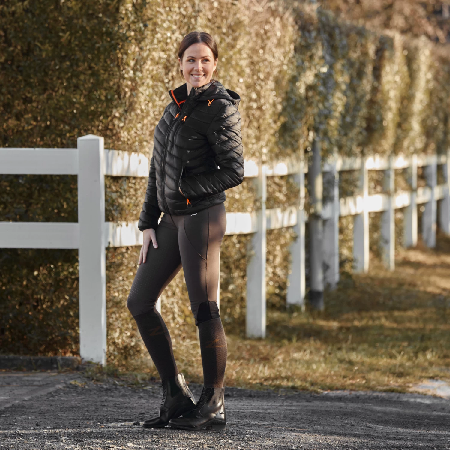 Holly Womens Fitted Jacket - Black - Image 7