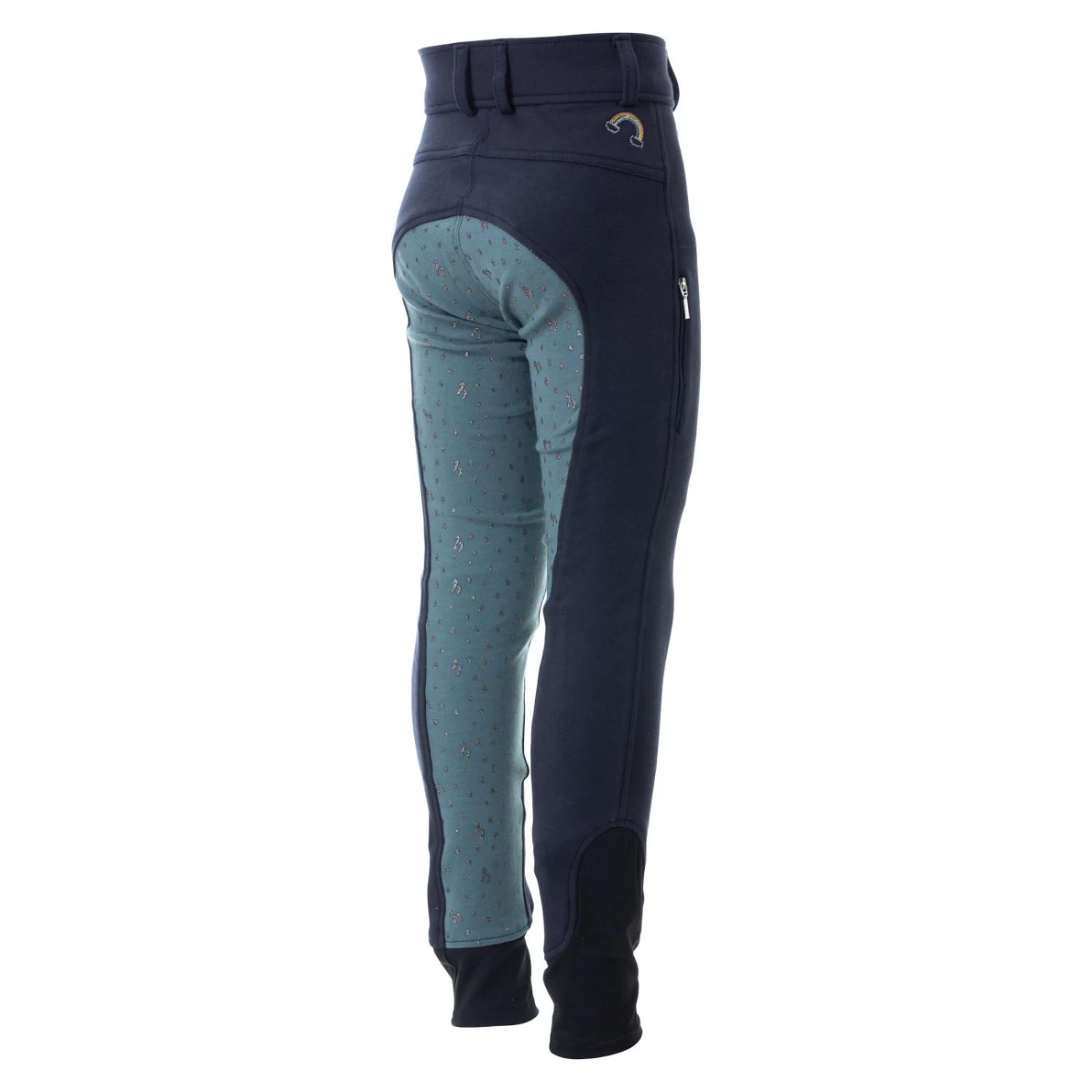 Horze Samara Kids Full Seat Breeches - Dark Navy - Image 11