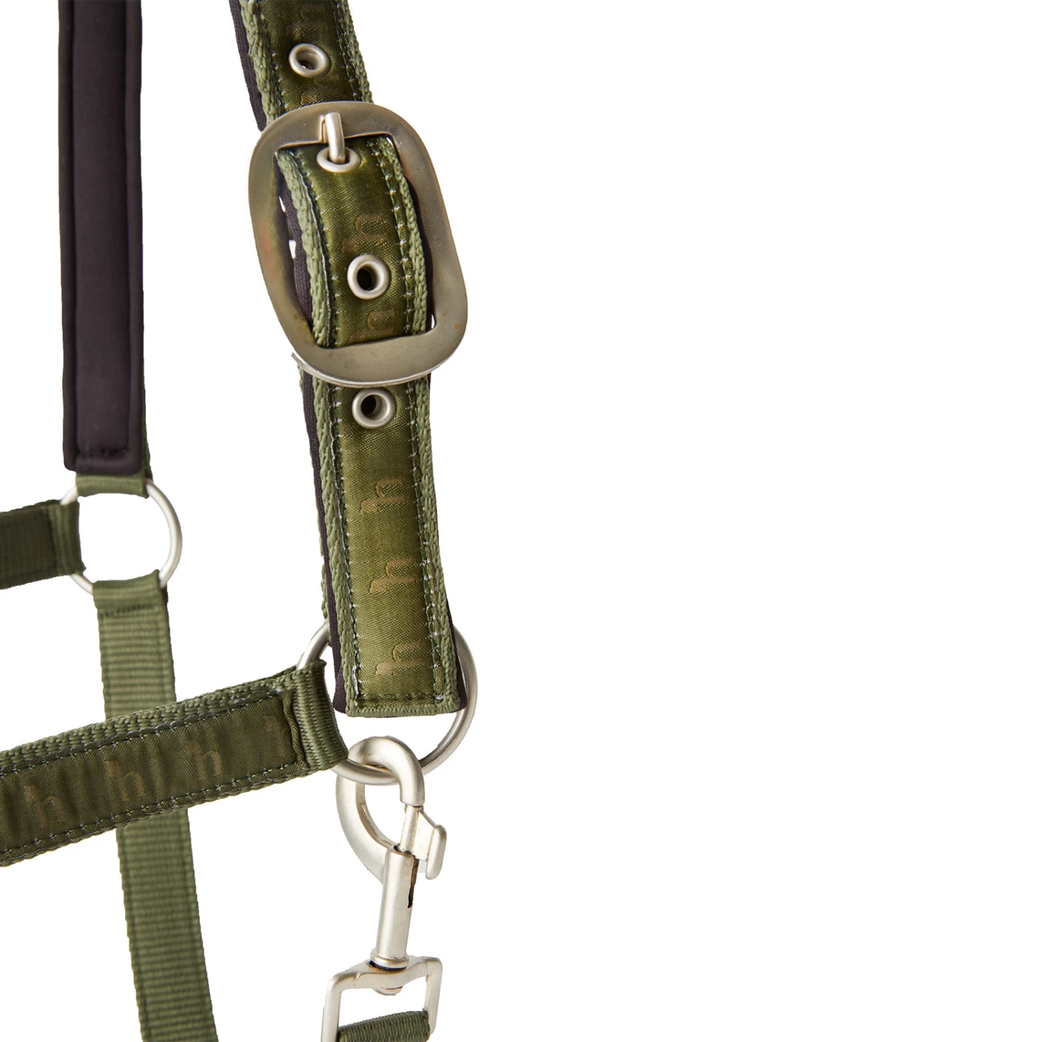 Horze Victoria Halter - Beetle Khaki Green - Image 2