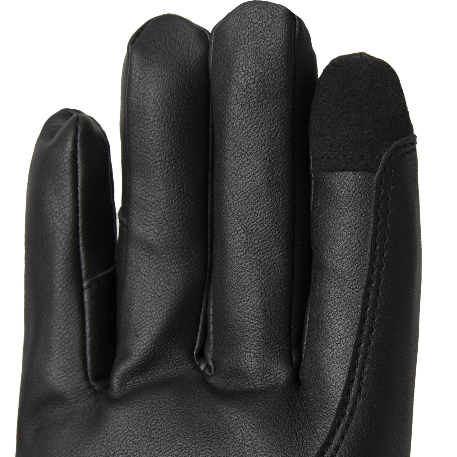 Horze Theresa Vegan Leather Winter Gloves - Black - Image 3