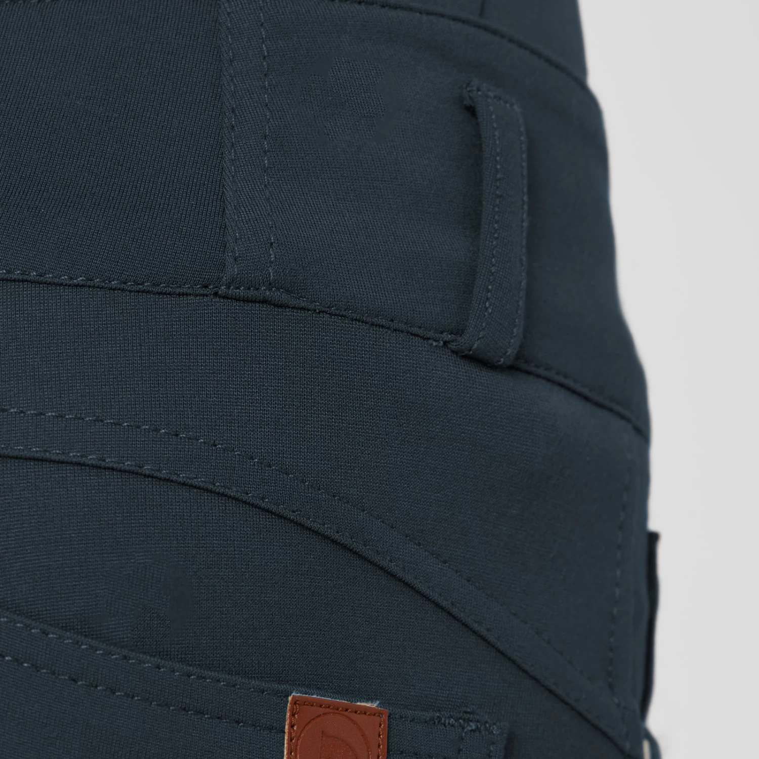 Horze Tara Kids High Waist Full Seat Breeches - Obscure Night Dark Blue - Image 7