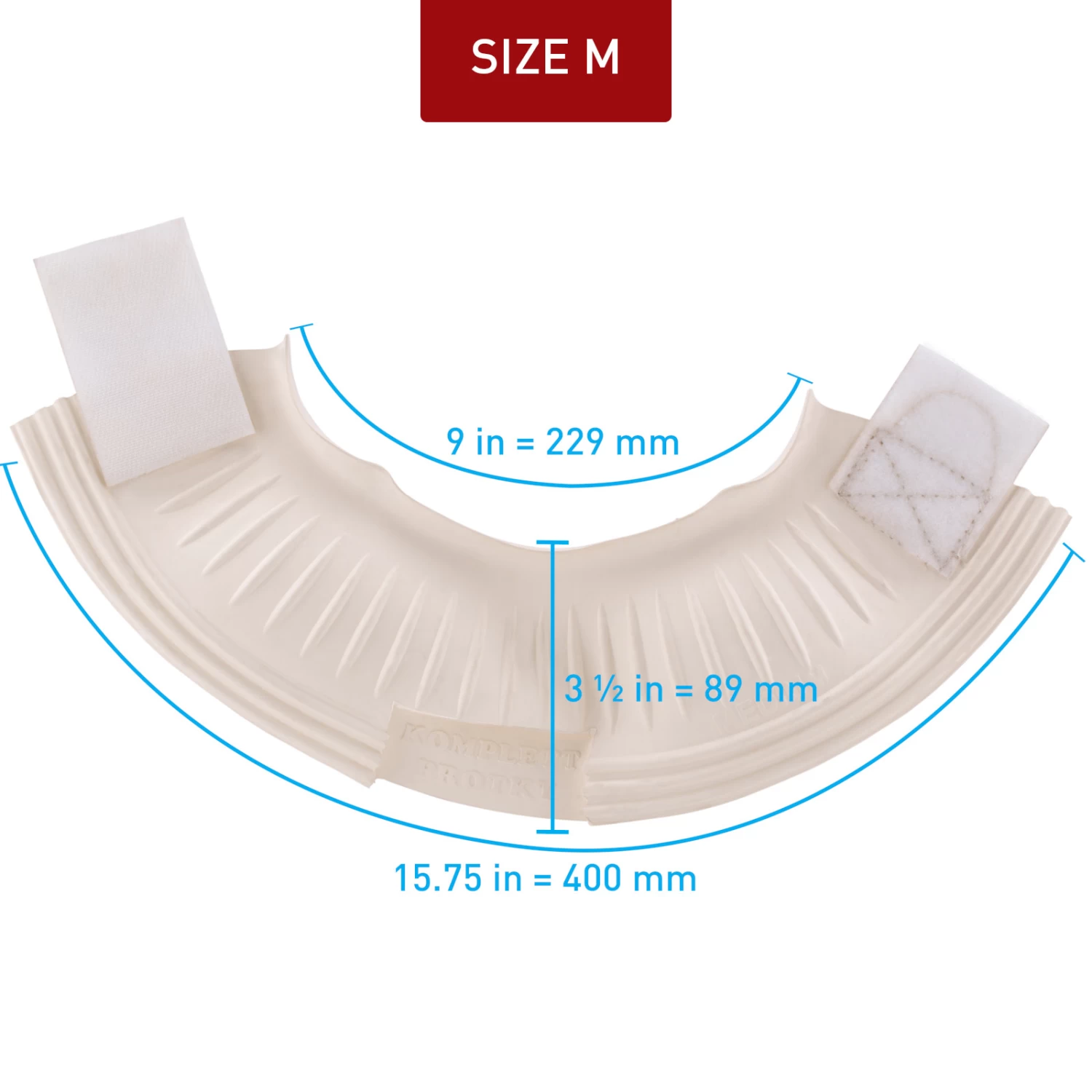 Horze Double Closure No Turn Rubber Bell Boots - White - Image 5