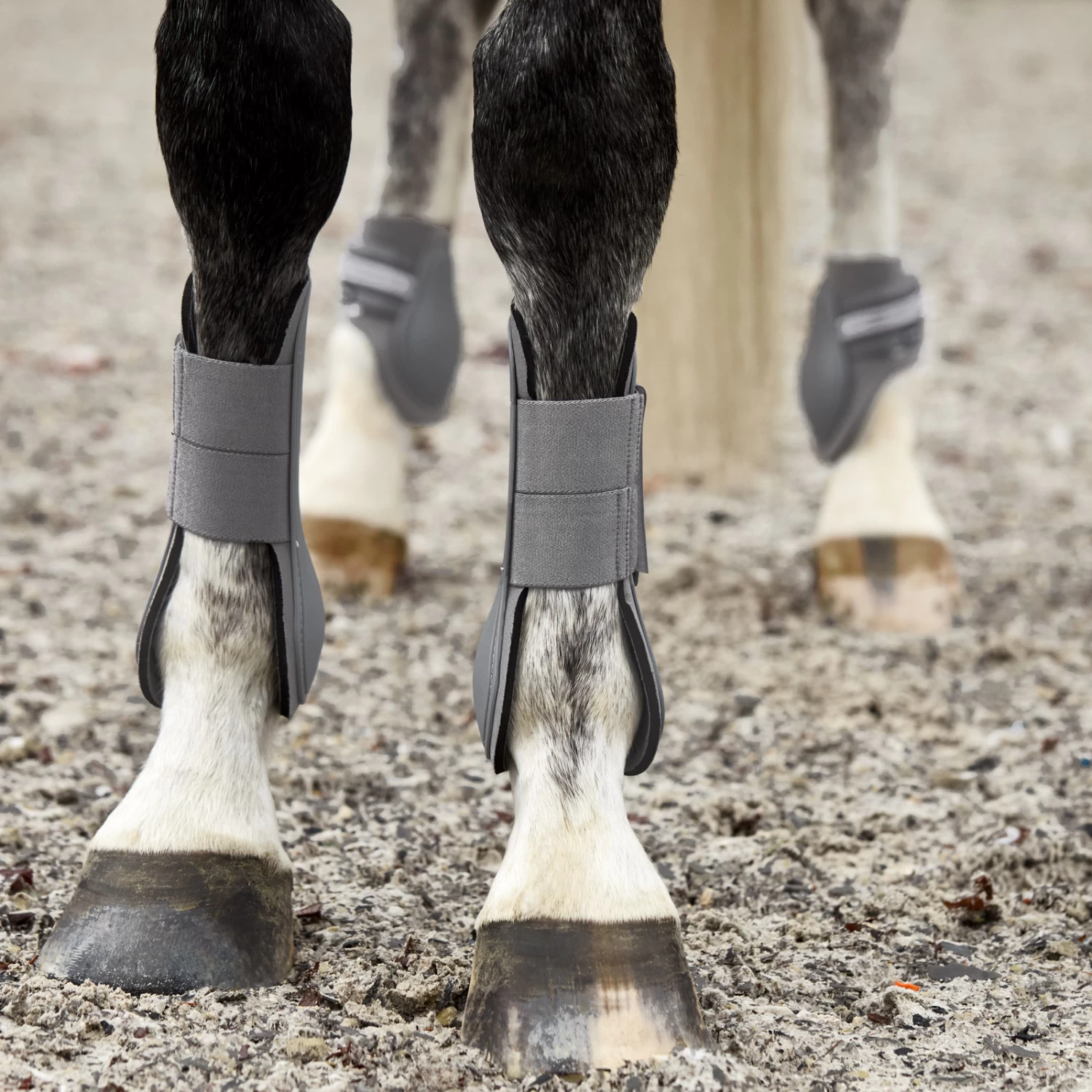 Horze Adepto Tendon Boots - Steel Grey - Image 6