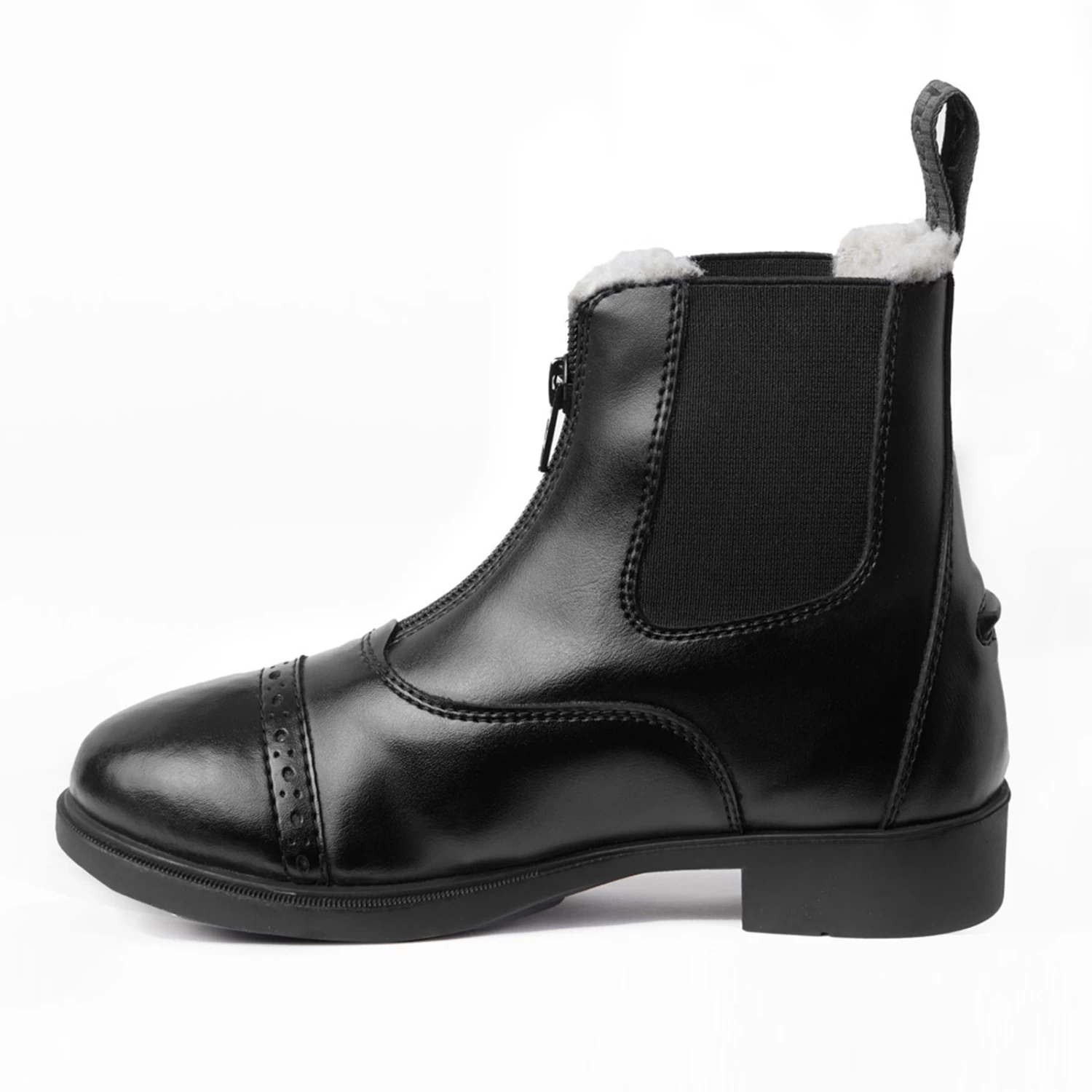 Horze Wexford Kids Paddock Winter Boots - Black - Image 7