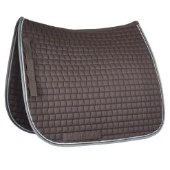 Horze Adepto Dressage Saddle Pad - Dark Brown