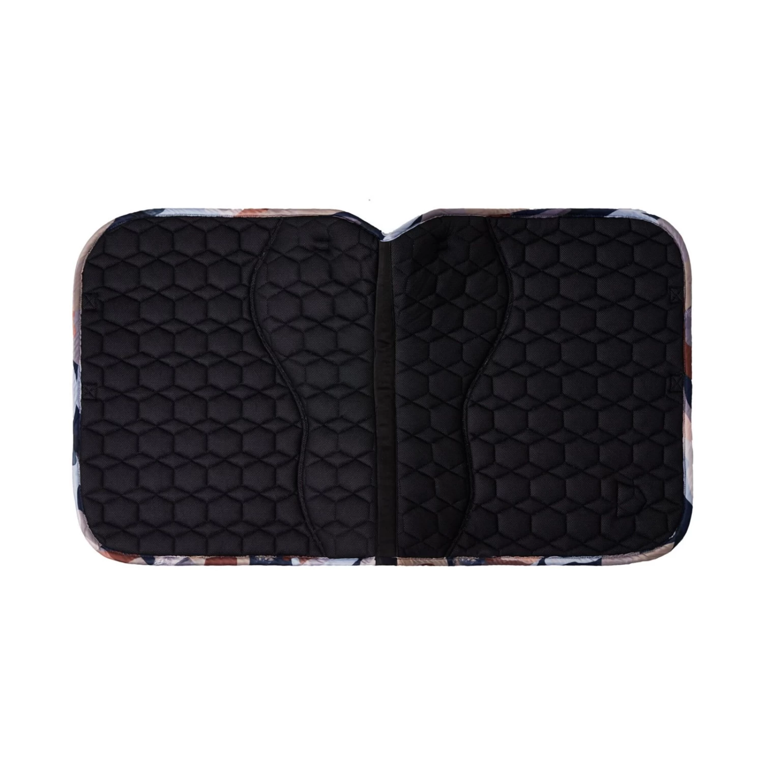 Horze Terrazzo Grip Tech Dressage Saddle Pad - Dark Navy - Image 5