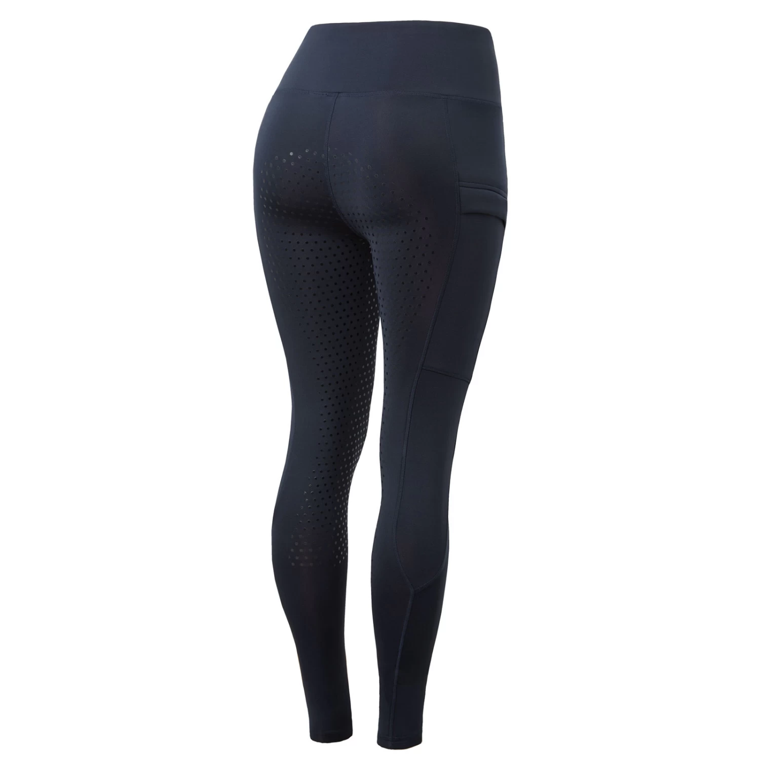 Gwen Womens Super Flex Full Seat Tights - Dark Blue
