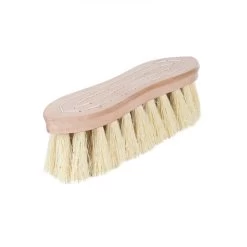 Horze Wood Back Hard Brush W/ Natural Bristles - 2 In - Natural
