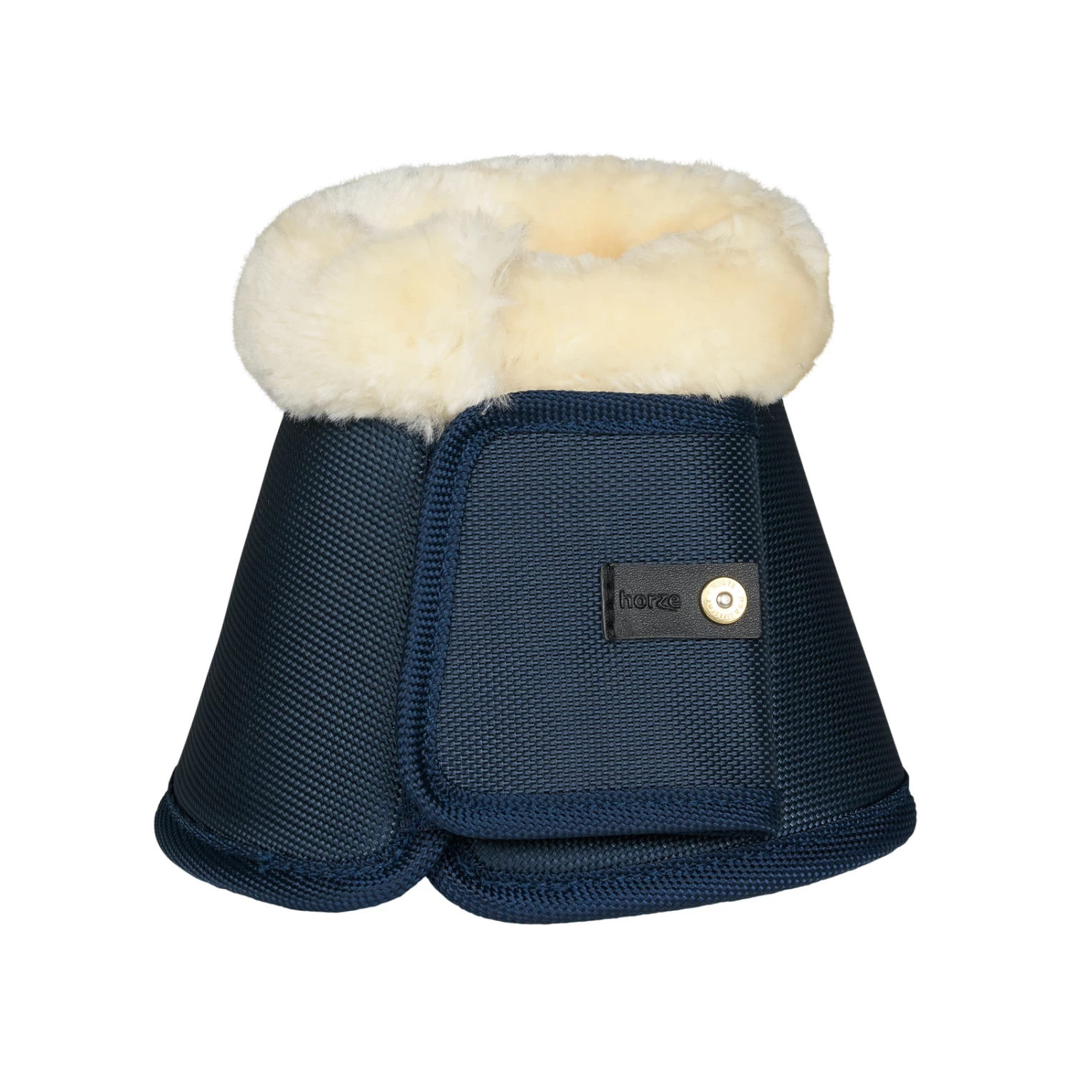 Horze Lincoln Faux Fur Bell Boots - Dress Dark Blue - Image 4