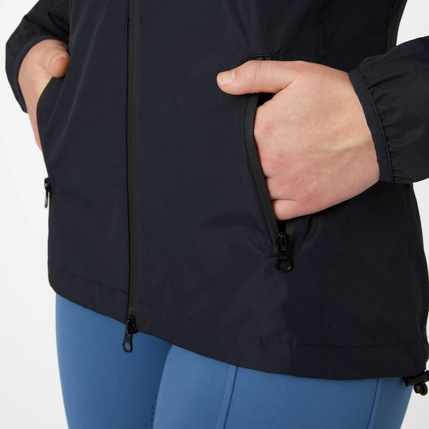 Horze Stella Waterproof Shell Jacket - Dark Navy - Image 6