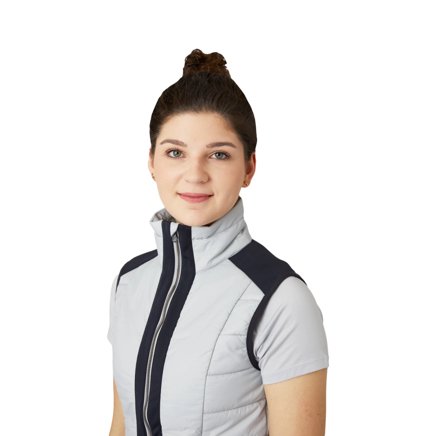 Horze Cameron Womens Hybrid Vest - Harbour Mist - Image 3