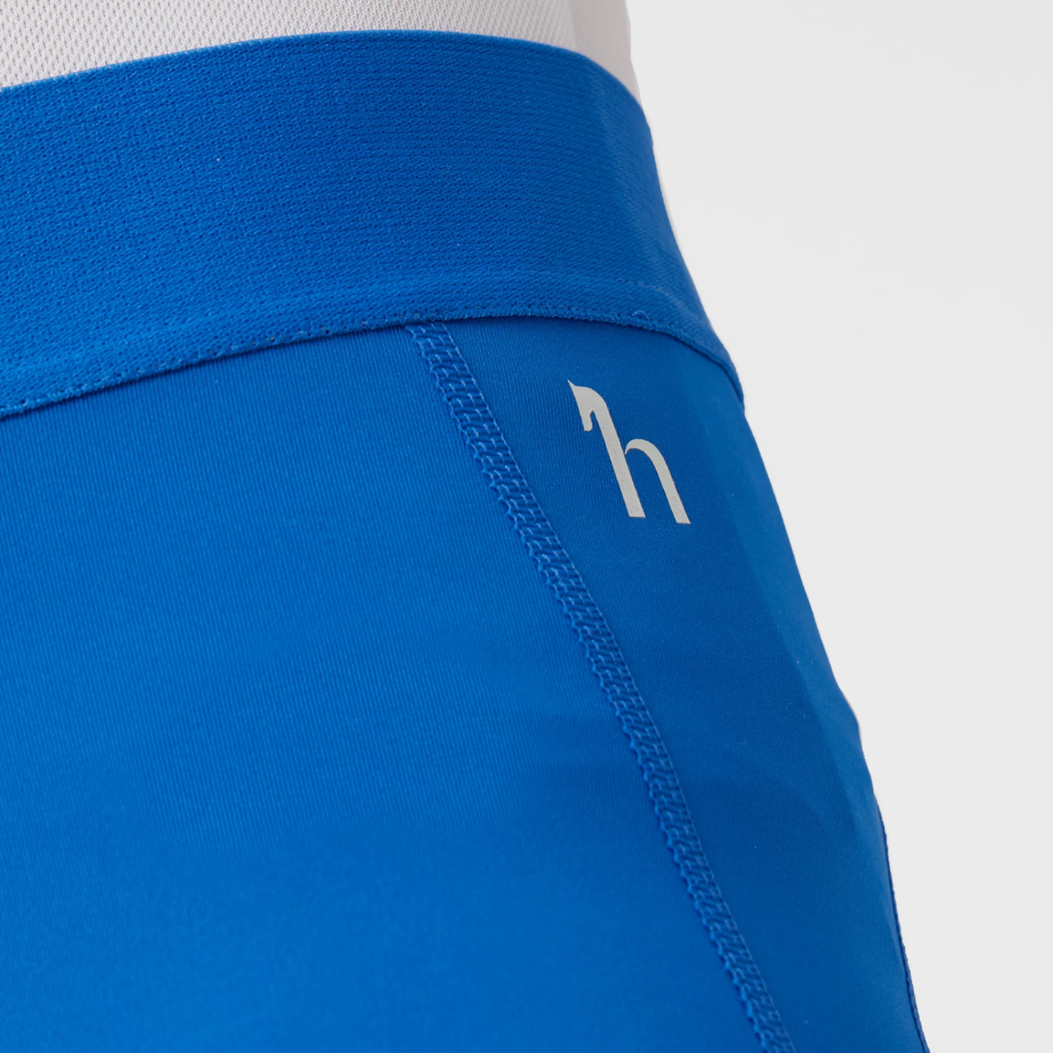 Horze Tessa Kids Full Seat Riding Tights - Princess Blue - Image 6