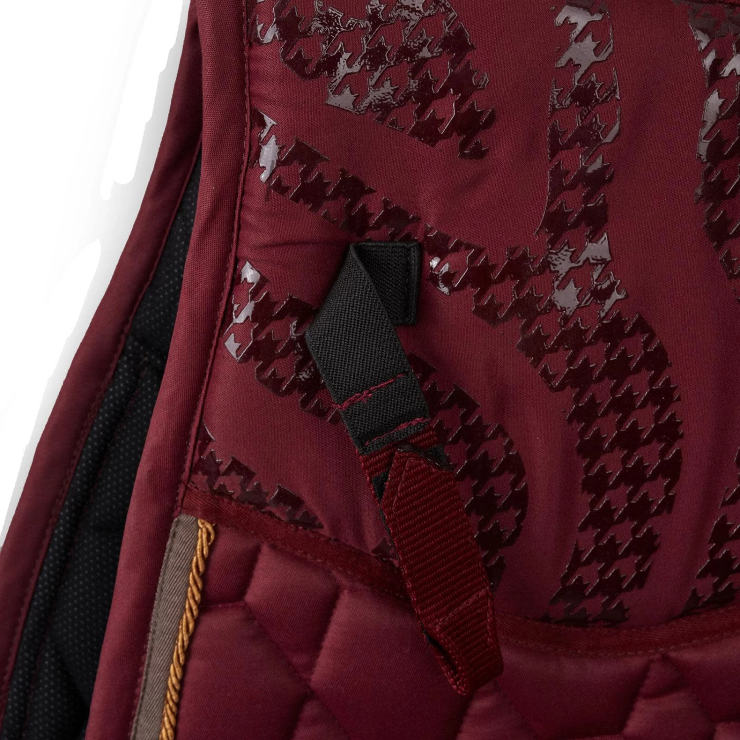 Horze Kenya Anti Slip All Purpose Saddle Pad - Rhubarb Dark Red - Image 3