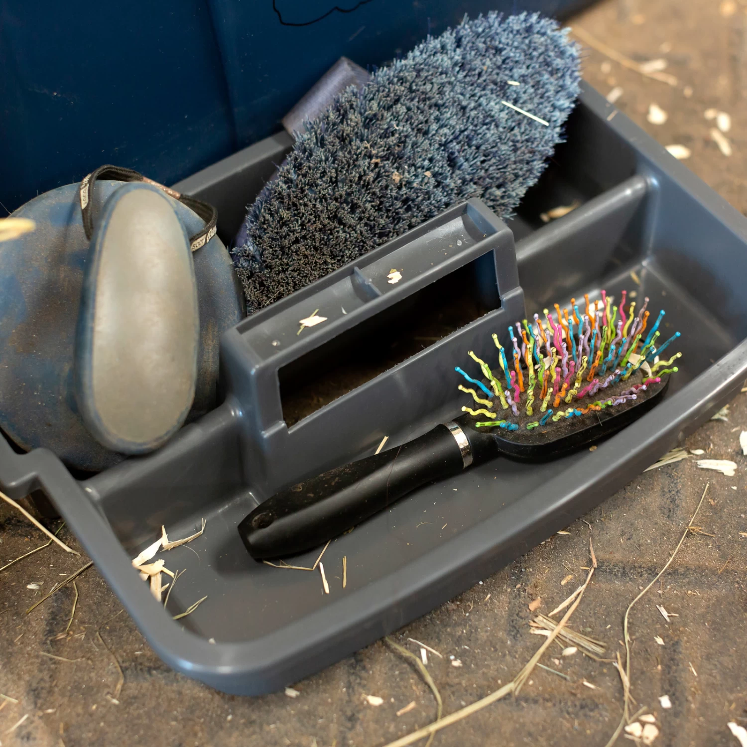 Horze Smart Grooming Box - Dark Dark Blue - Image 6