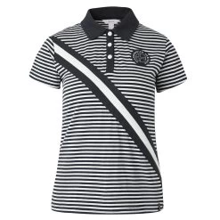 Horze Jessie Womens Polo Shirt - Dark Navy/White