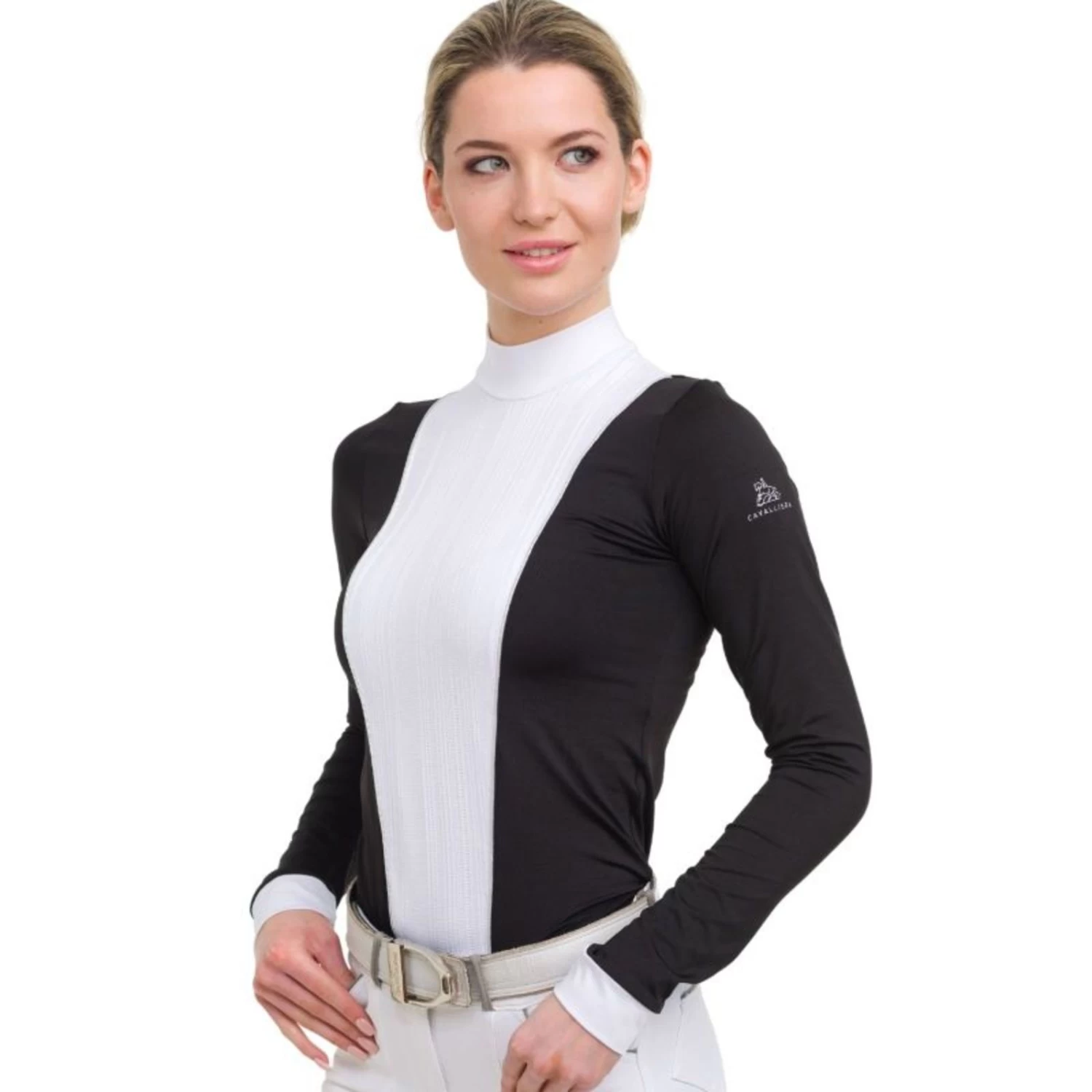 Cavalliera Riding Show Shirt Queen - Long Sleeve - Black - Image 4
