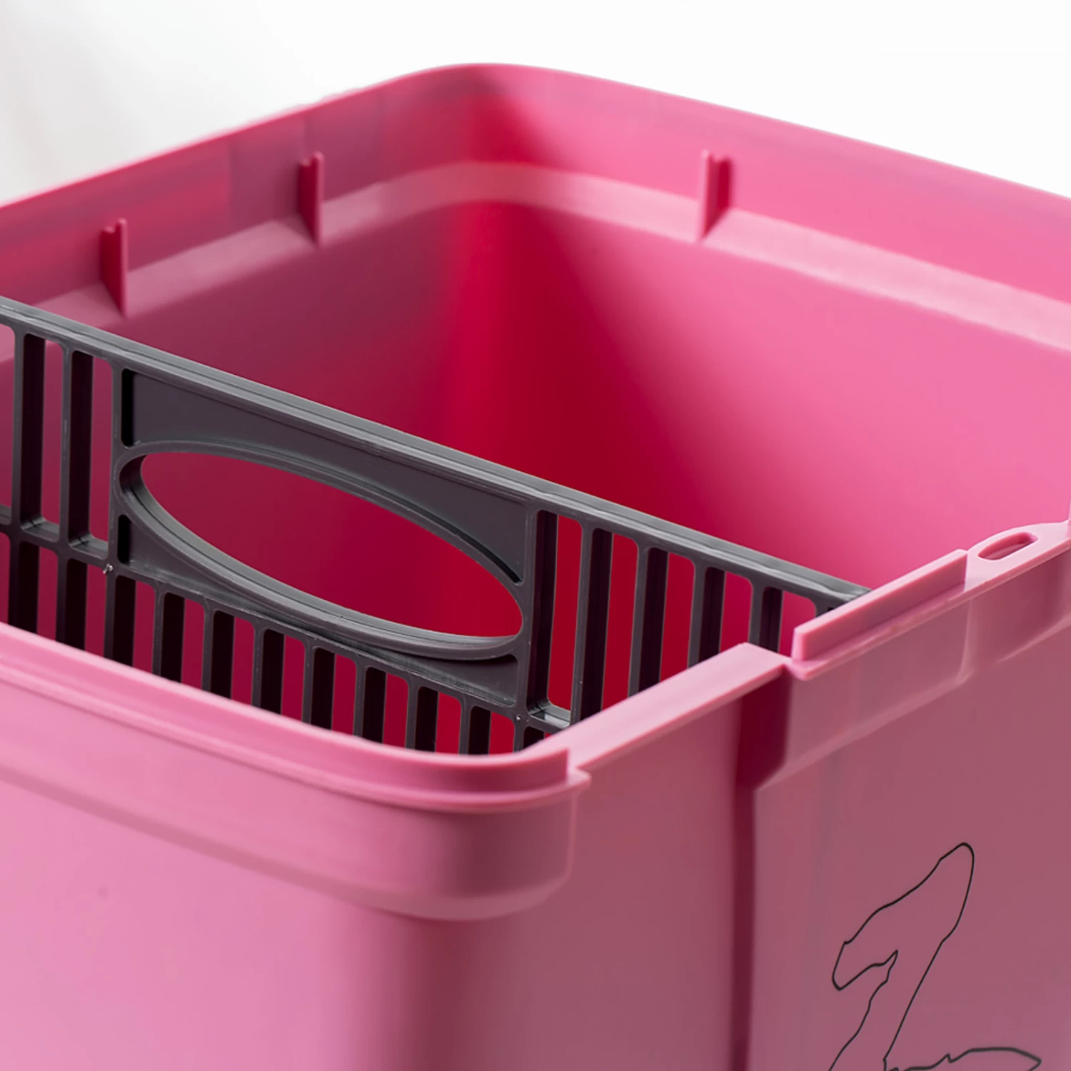 Horze Smart Grooming Box - Wild Rose Pink - Image 7