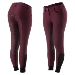 Equinavia Maud Womens Full Seat Breeches - Wine Red