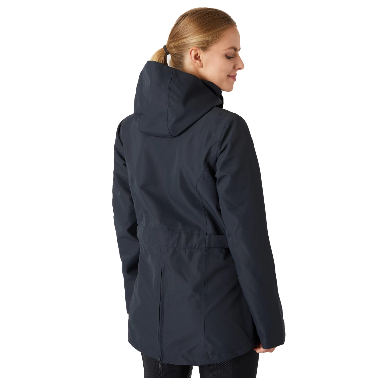 Horze Jadine Womens Winter Jacket - Dark Navy - Image 8