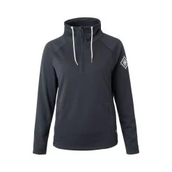 Horze Ira Womens Technical Half Zip Sweatshirt With High Neck - Dark Navy
