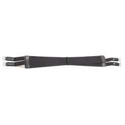 Zilco Cotton Double Girth Elastic 2 Ends - Black