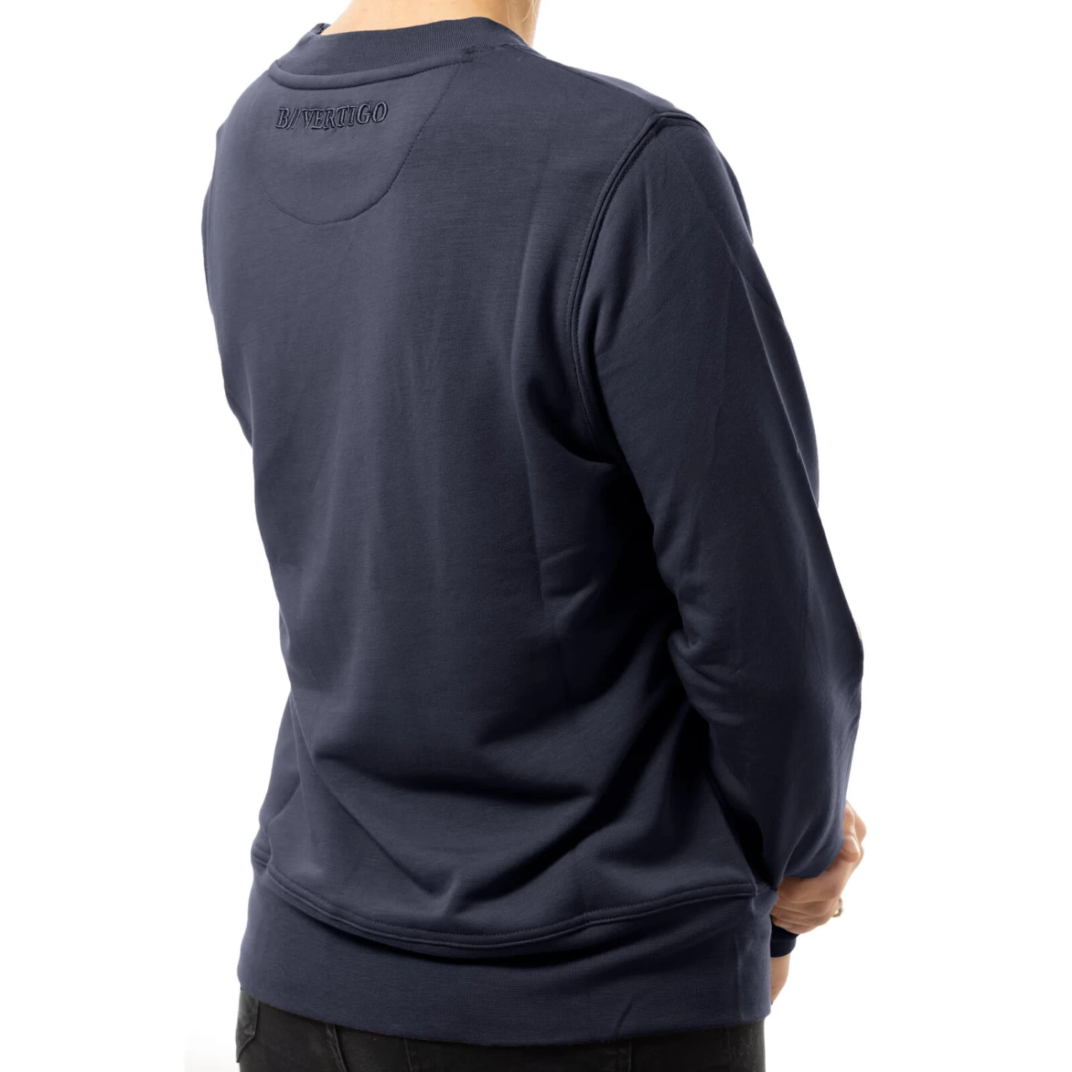 B Vertigo Erica Womens Bamboo Sweatshirt - Dark Navy - Image 4