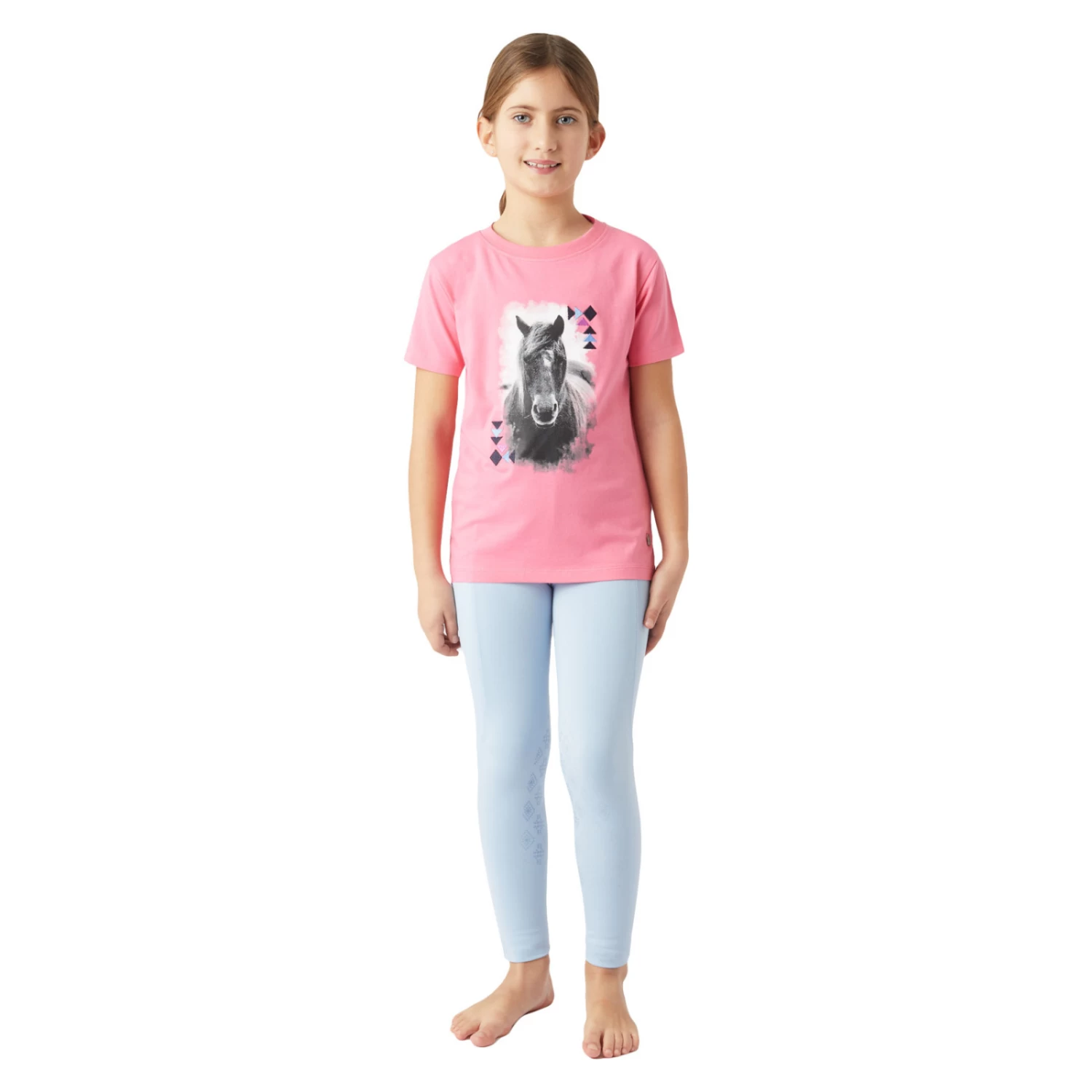 Horze Doli Kids T-Shirt - Pink Lemonade - Image 5