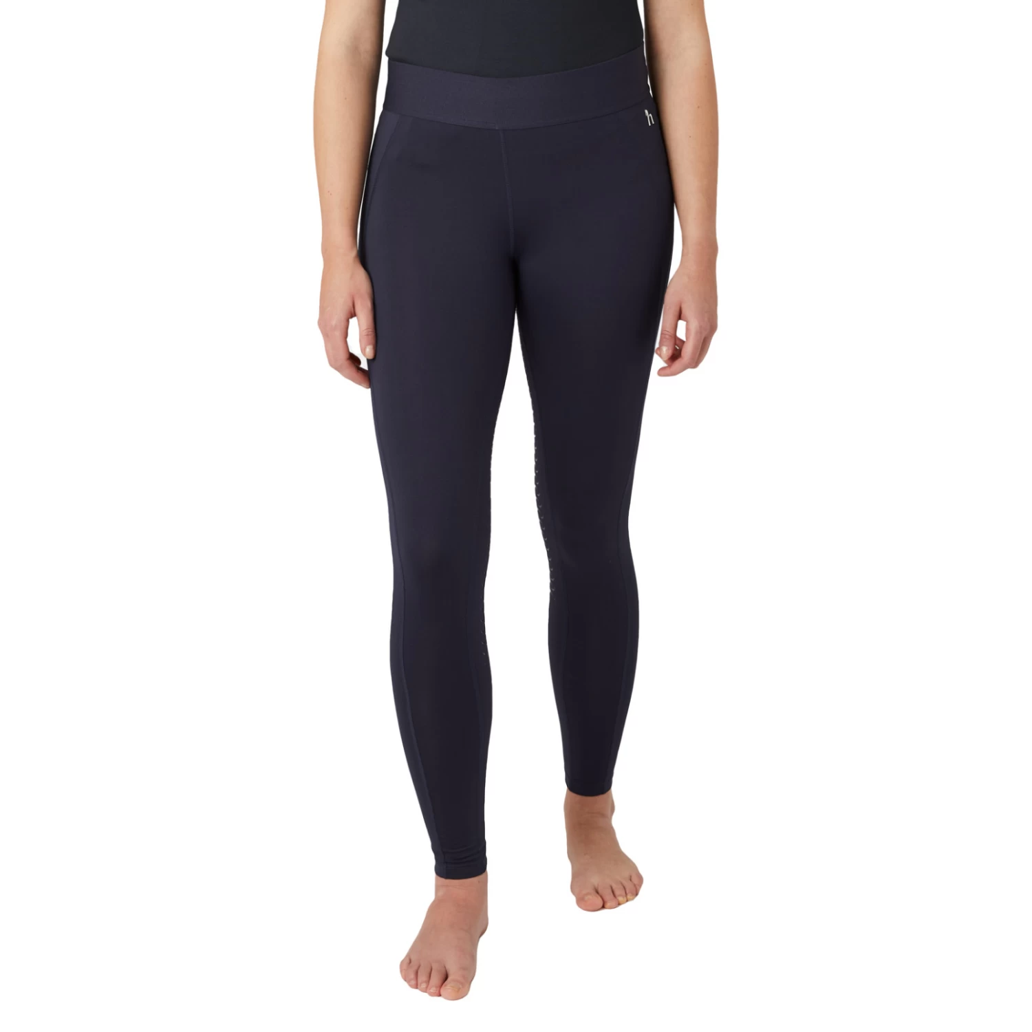 Horze Tessa Womens Full Seat Riding Tights - Peacoat Dark Blue - Image 10