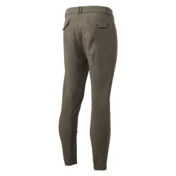B Vertigo Damien Mens Thermo Silicone Full Seat Breeches - Major Brown