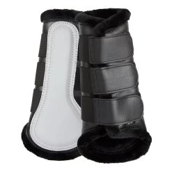 Horze Luminox Reflective Brushing Boots - Black