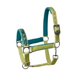 Horze Magical Carousel Soft Lined Pony Halter - Sunny Lime