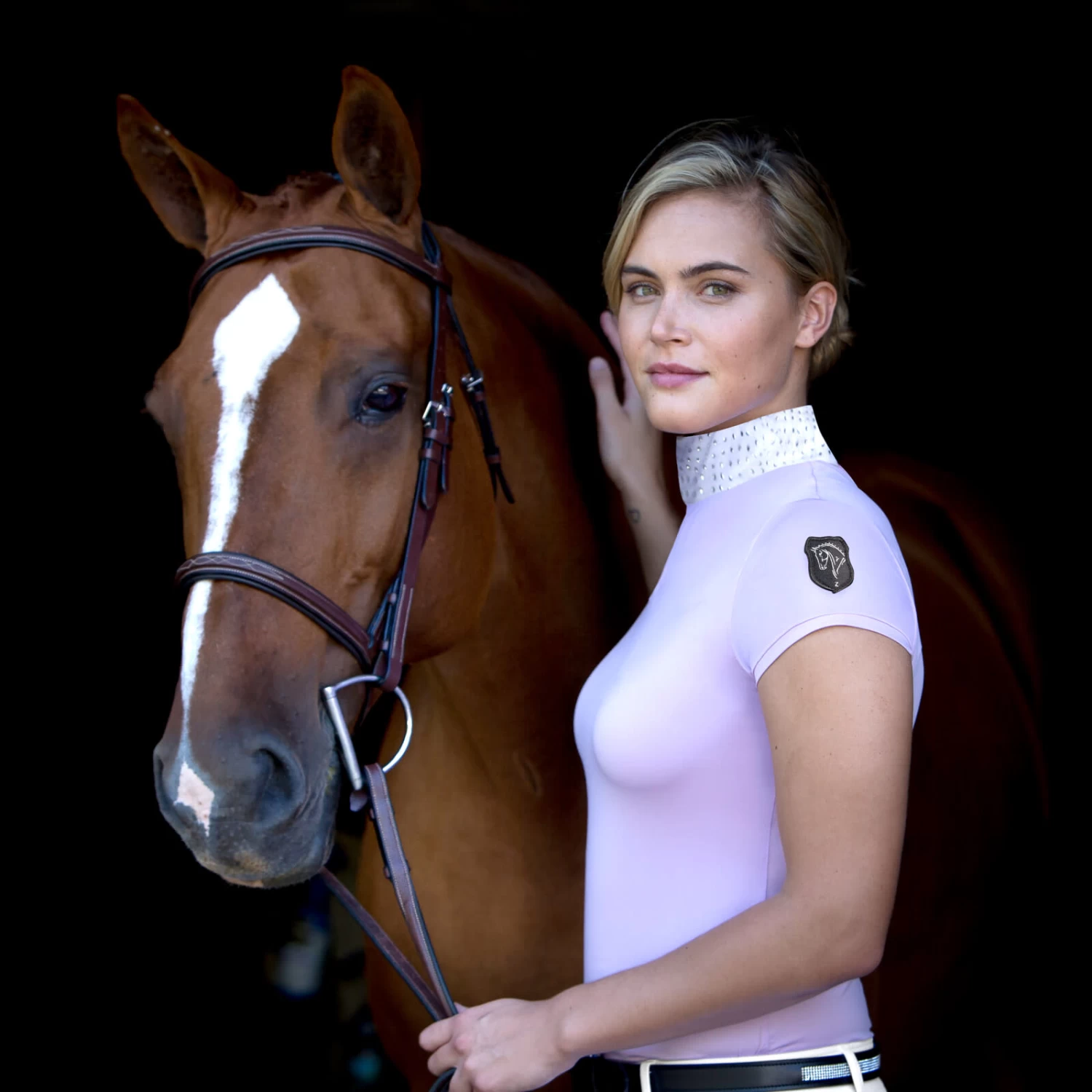 Horze Grand Prix Womens Classic Full Seat Dressage Breeches - White - Image 16