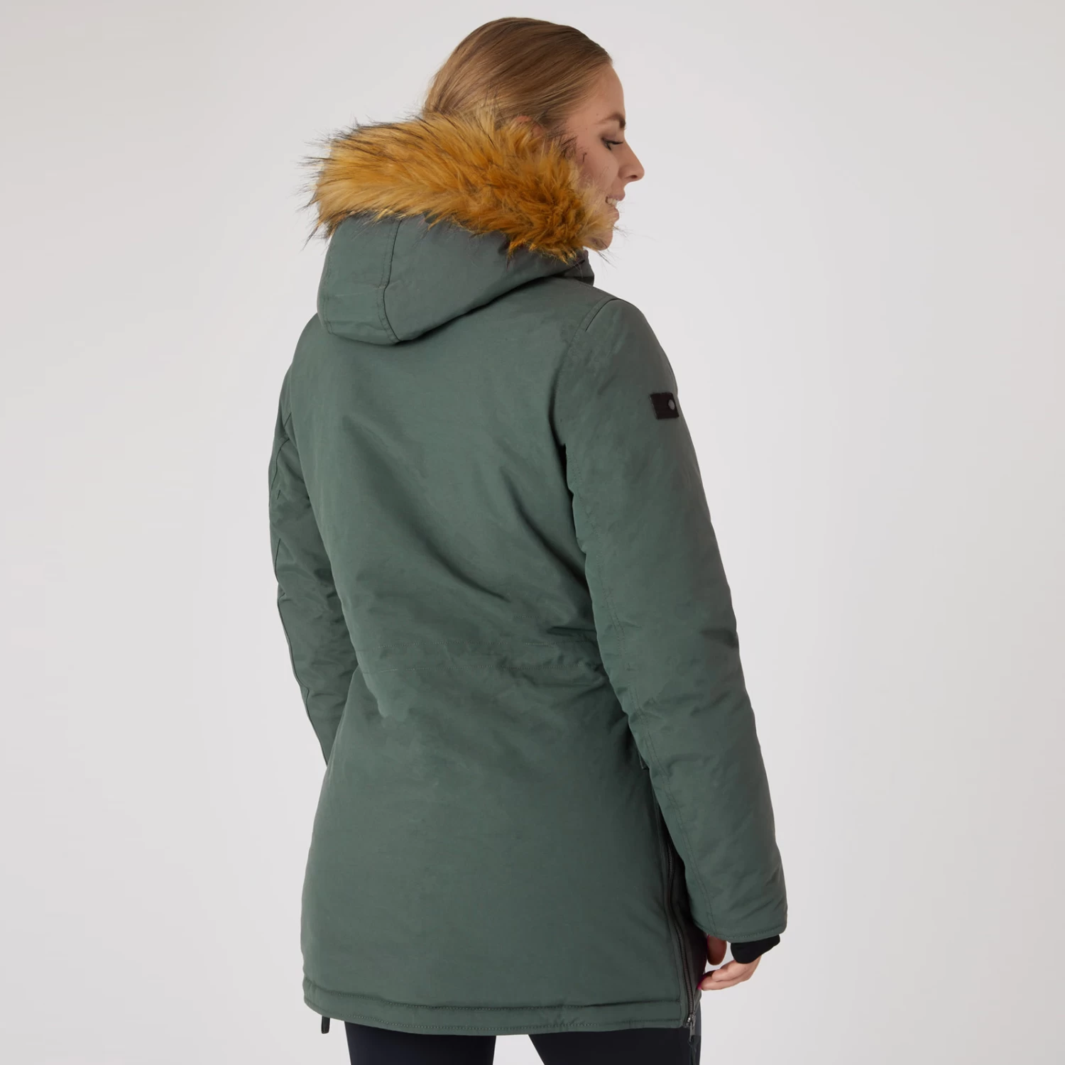 Horze Womens Brooke Long Parka Jacket - Urban Chic - Image 6