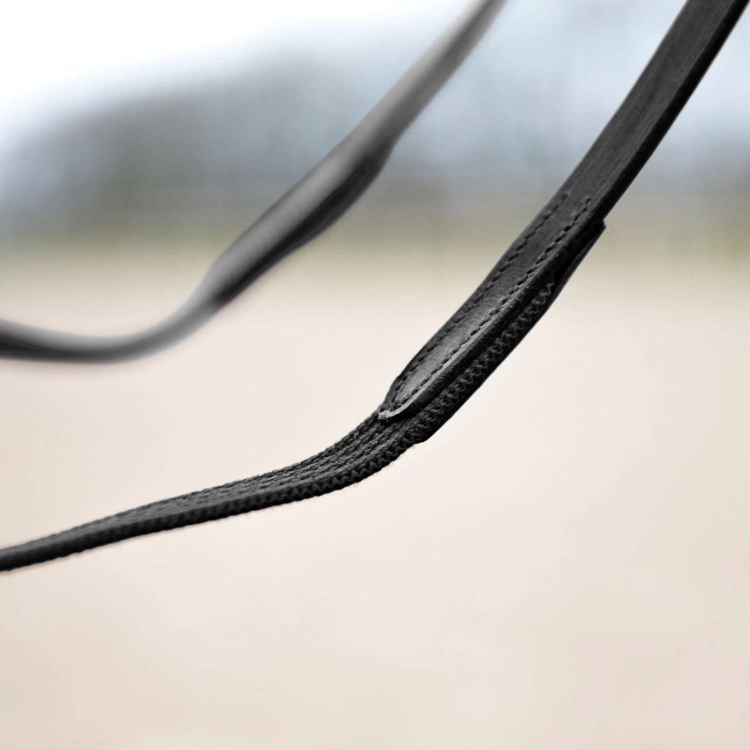 Horze Slender Web Reins - Black - Image 2