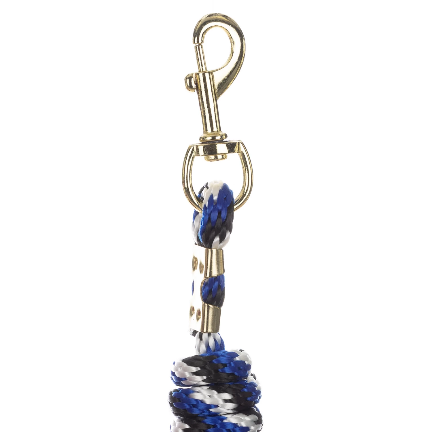 Equinavia Stella Poly Snap Lead Rope - Blue/Black/White - Image 4