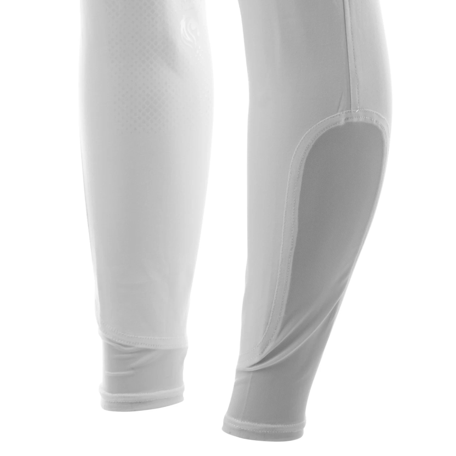 Equinavia Astrid Womens Silicone Full Seat Breeches - White/Light Gray - Image 7